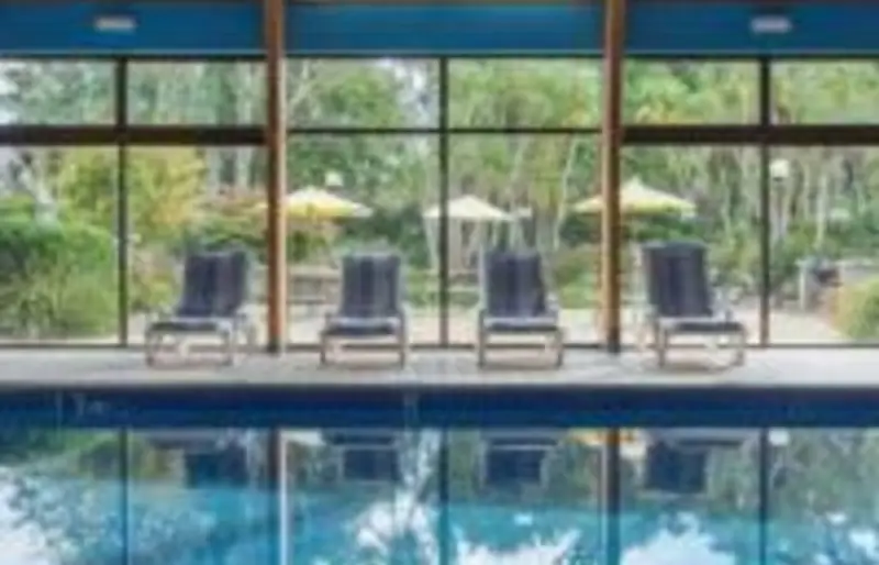 Indoor pool on the Maenporth Estate