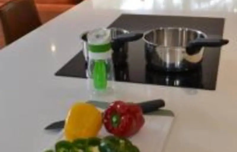 Induction hob in the kitchen