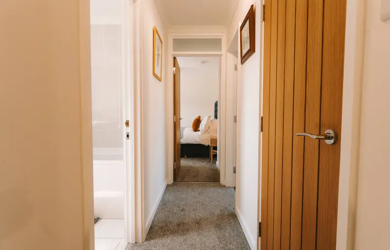 Hallway leading to the bedrooms