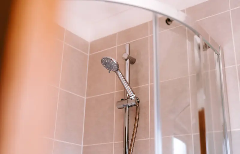 Shower in the shower room