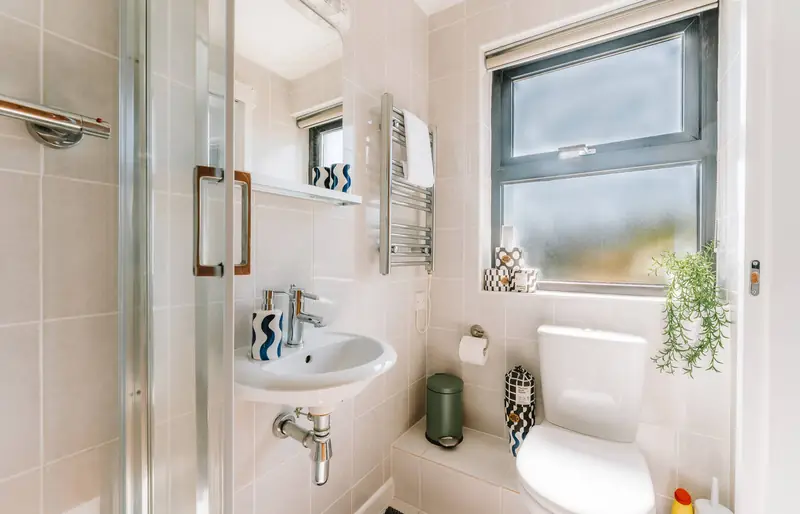Shower room with walk-in shower